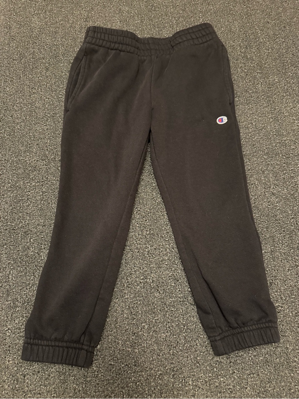 Champion Kids Black Jogger Pants Size 4/5 Sweatpants Girls Boys Unisex